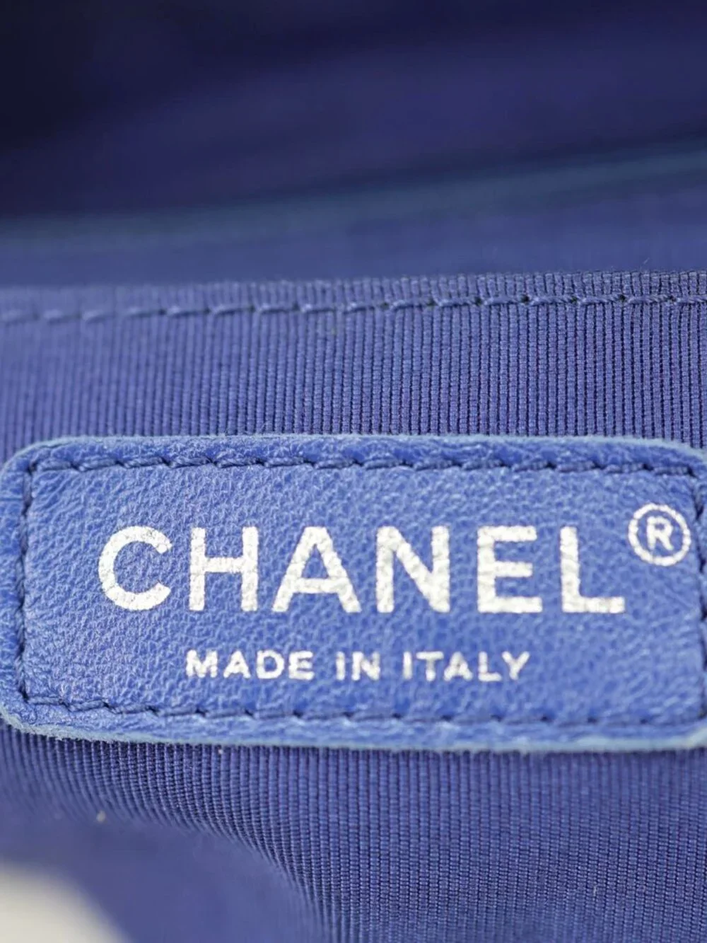 Chanel Urban Spirit Quilted Lambskin Leather Backpack Bag Blue